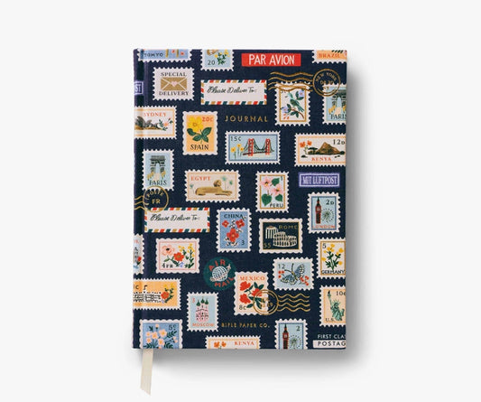 Rifle Paper Co. - Fabric Journal - Postage Stamps