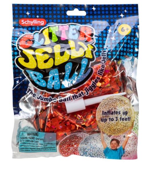 Schylling - Jumbo Glitter Jelly Ball