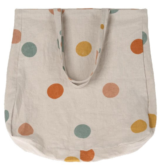 Maileg - Tote Bag, Multi Dots - Large