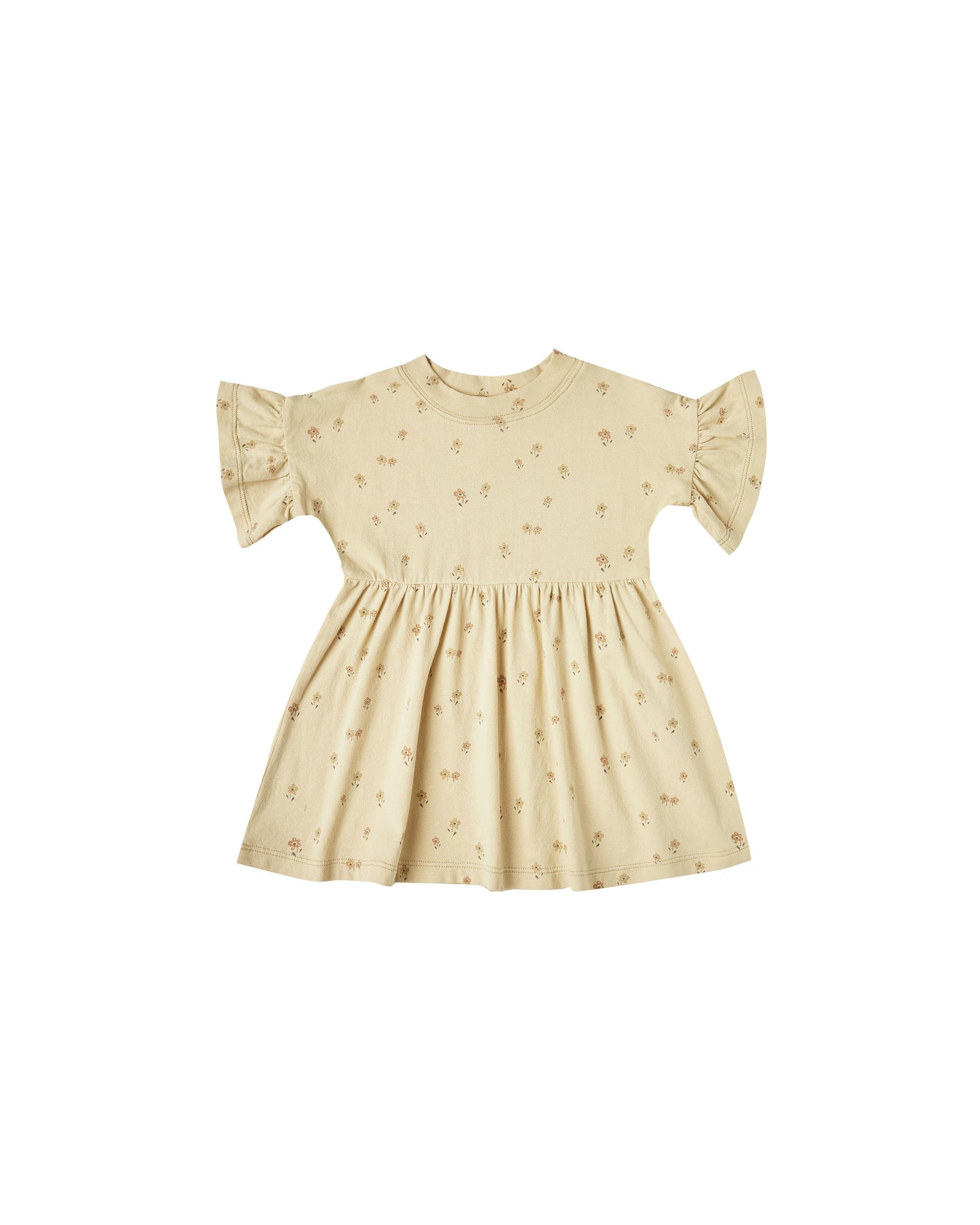 Rylee + Cru - Little Flower Babydoll Dress - Butter - LAST ONE - 12-14Y
