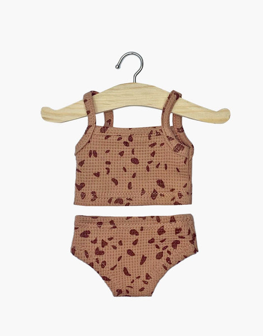 Minikane - Underwear Set - Pebble/Brown Sugar Knit