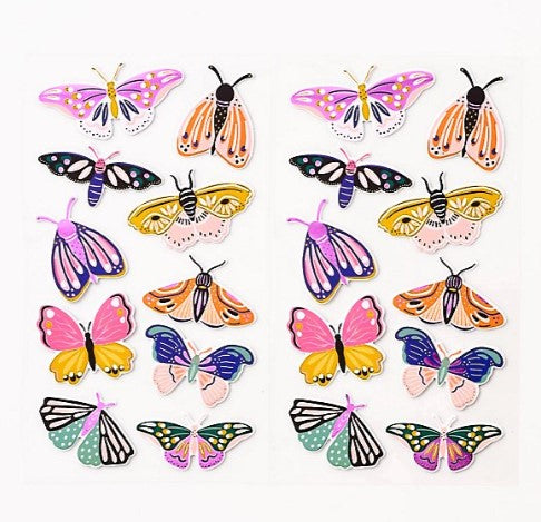 Butterfly + Moth Stickers