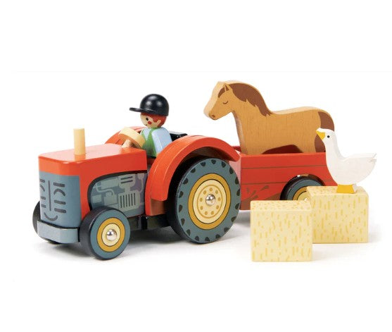 Tender Leaf Toys - Farmyard Tractor