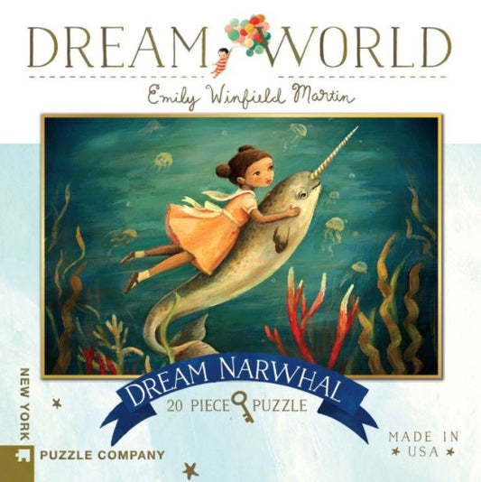 Dream World - Mini Puzzle - Dream Narwhal