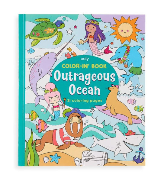 OOLY  - Color-in' Book: Outrageous Ocean