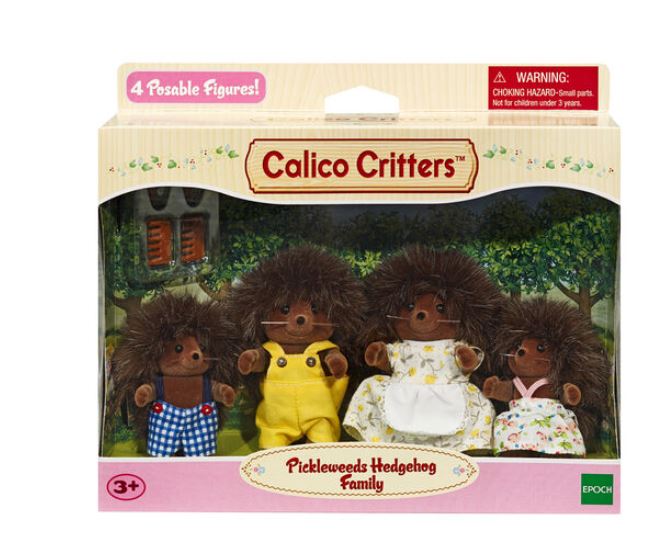 Calico Critters - Pickleweeds Hedgehog Family