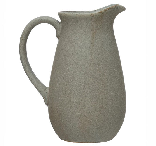 Bloomingville - Stoneware Pitcher, Reactive Glaze