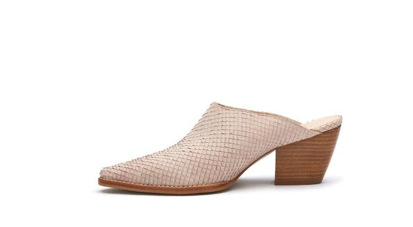 Matisse - Cammy Pointed Toe Mule - Blush Snake