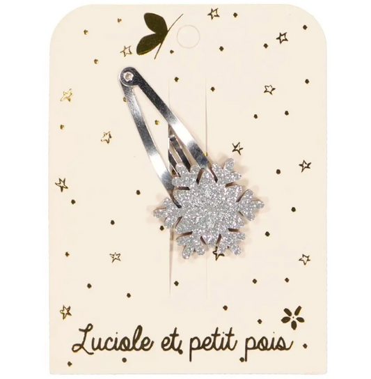 Luciole et Petit Pois - Snowflake Hair Clip