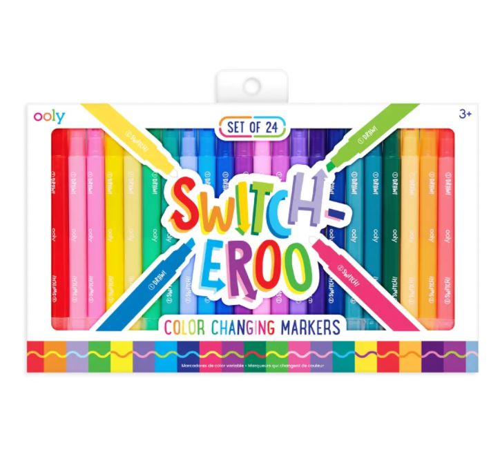 OOLY - Switch Eroo Color Changing Markers - 24 Colors