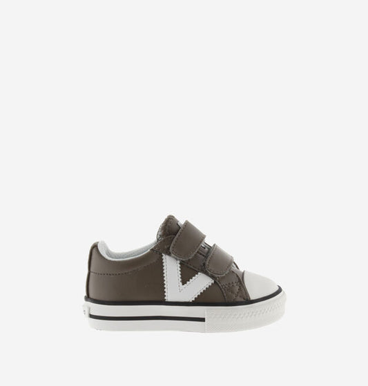 Victoria Shoes - Tribu Contrast Faux Leather - Taupe