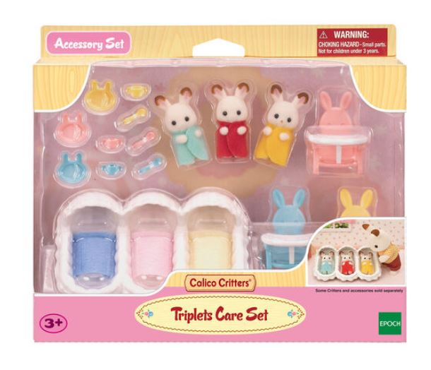 Calico Critters - Triplets Care Set