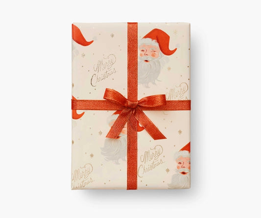 Rifle Paper Co. - Wrapping Roll - Santa