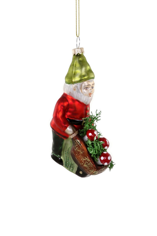 Cody Foster - Gnome With Wheelbarrow Ornament