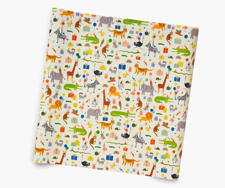 Rifle Paper Co. - Wrapping Roll - Party Animals – SANNA baby and child