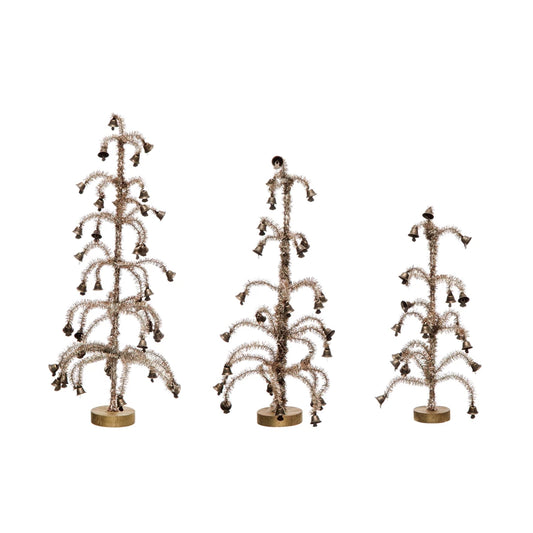 Vintage Tinsel Trees - Set of 3