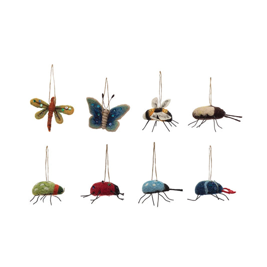 Wool Felt Insect Ornament